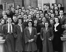 Image of PK Club-on steps of Burke